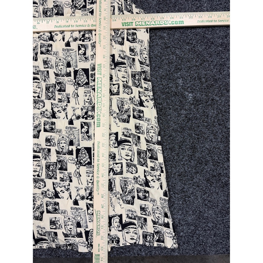 Reformation Dress Womens 10 White Comic Book Pop Art Mini Slip Adjustable Strap - Picture 4 of 6